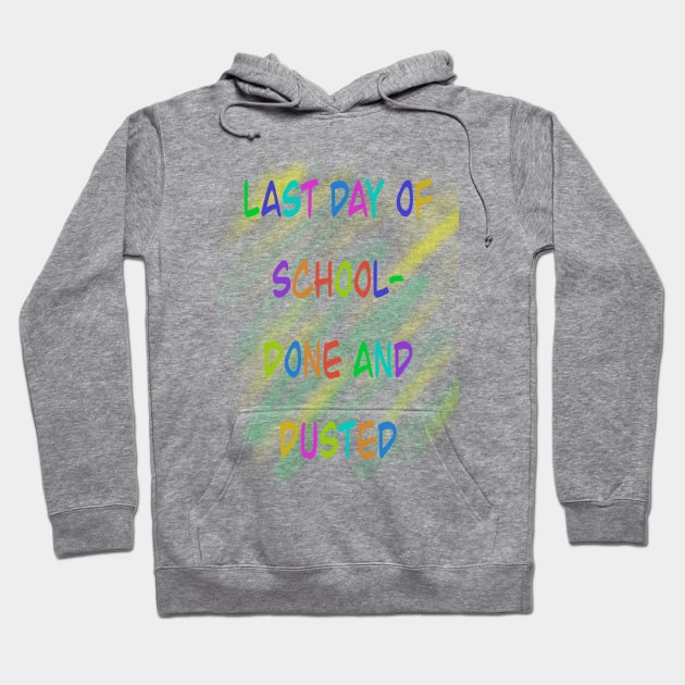 School done and dusted Hoodie by Gingerbrunette